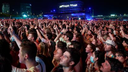 Público en el concierto de The Strokes, en el Primavera Sound de Barcelona.
