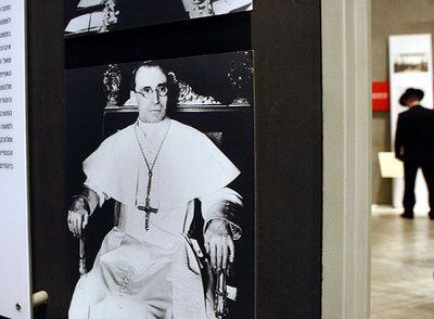 Imagen de Pío XII en el Museo del Holocausto de Jerusalén.