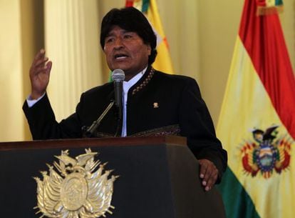 El presidente boliviano, Evo Morales