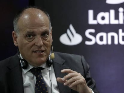 Javier Tebas, presidente de LaLiga