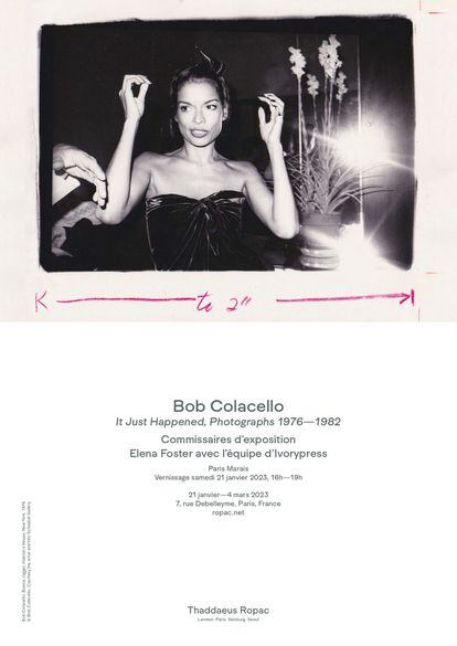 Invitación, protagonizada por Bianca Jagger, a la cena en el restaurante Maxim’s de París bautizada por Bob Colacello como 'Una noche de divas'.