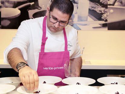 Dani Garc&iacute;a, chef con dos estrellas Michelin, en Madrid.