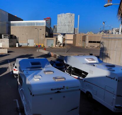 13.1.2021. Barcelona. Instalaciones de aguas de barcelona © Foto: Cristóbal Castro.