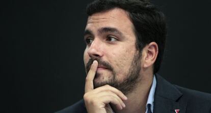 El candidat d'IU a la presidència del Govern espanyol, Alberto Garzón.