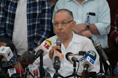 Carlos Tünnermann, exministro de Educación de Nicaragua, durante su participación en la Alianza Cívica, en 2019.