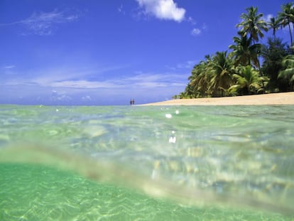 Playa de Las Terrenas en Samaná (República Dominicana).