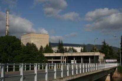 Vista general de la central nuclear de Garoña, en Burgos