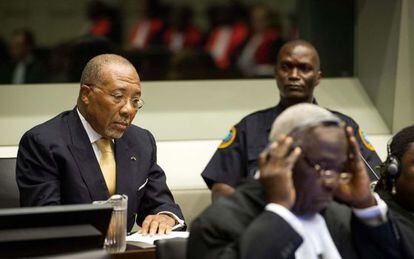 Charles Taylor en la corte del Tribunal Especial de Sierra Leona en La Haya.