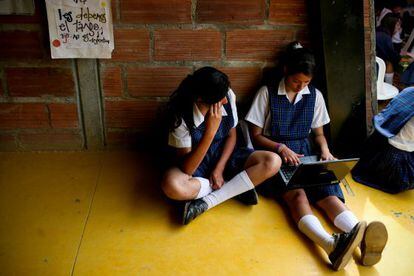 Estudiantes de secundaria en Antioquía, Colombia.