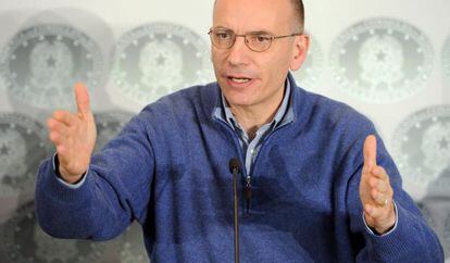 El primer ministro italiano, Enrico Letta