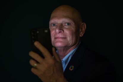 John Hoffman, consejero delegado de la GSMA, este jueves en Barcelona.