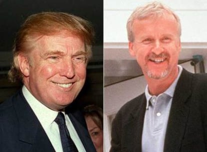 Donald Trump (izquierda) y James Cameron.