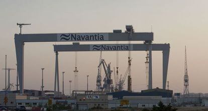 Instalaciones de Navantia en Puerto Real (Cádiz).