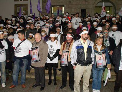 Protesta en Vigo para pedir el indulto de Reboredo 