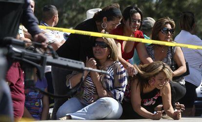 Imagen tomada en Ciudad Juárez a finales de abril tras un tiroteo con víctimas.