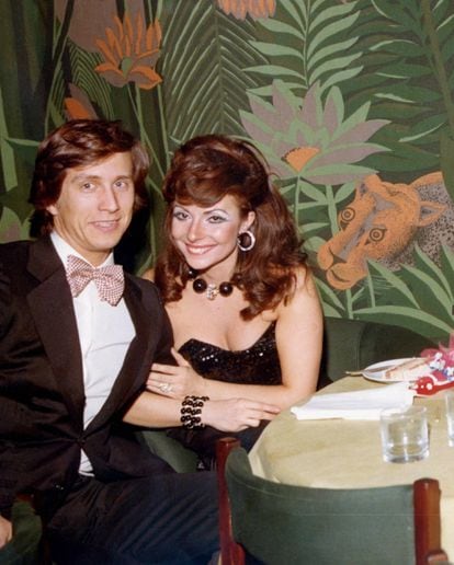 Patrizia Reggiani, con su marido Maurizio Gucci, en 1972.