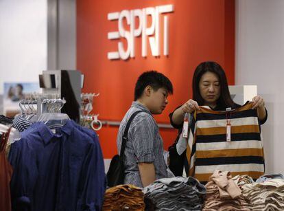 Una tienda de Esprit en Hong Kong. 