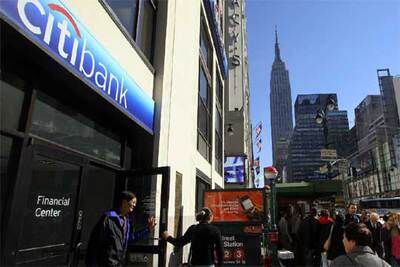 Oficina de Citibank (Nueva York), la primera compañía occidental en tener su propio banco islámico.