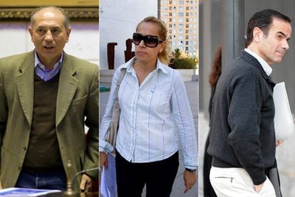 De izquierda a derecha, Enrique Crespo, María Paz García Martínez y Esteban Cuesta.