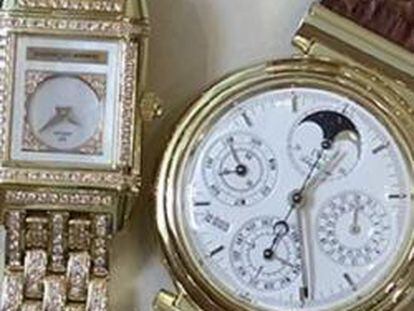 Colección de relojes de lujo