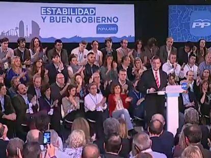 Rajoy: "Mas no tiene derecho a hablar por todos los catalanes"