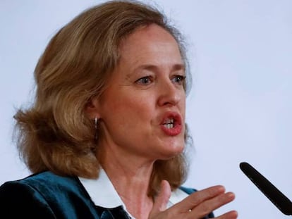 Nadia Calvi&ntilde;o, ministra de Econom&iacute;a. 