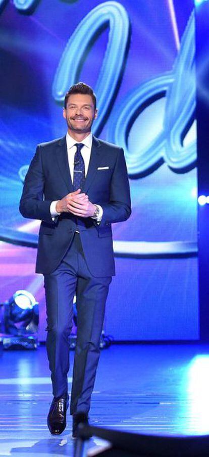 Ryan Seacrest en el escenario de 'American Idol'.