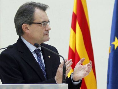 Artur Mas, al Parlament de Catalunya, en una foto d'arxiu.