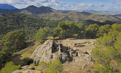 Las ruinas del poblado de Bobastro (Málaga).