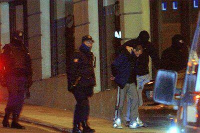 Uno de los detenidos en la operación llevada a cabo por la policía el pasado martes en Ordizia (Guipúzcoa).