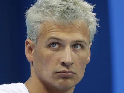 El nadador estadounidense Ryan Lochte en los Juegos de R&iacute;o. 