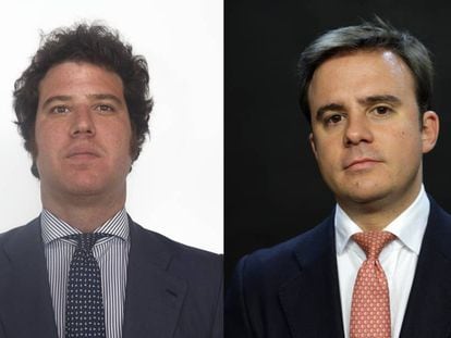 Los abogados españoles José Manuel Maza (izquierda) y Alberto Mata (derecha).