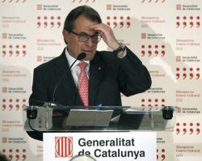 El presidente de Catalu&ntilde;a, Artur Mas.