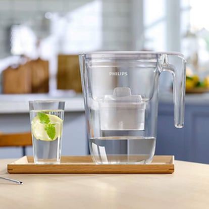 Cinco jarras filtradoras de agua económicas y con indicadores que muestran  cuándo hay que cambiar el filtro, Escaparate: compras y ofertas