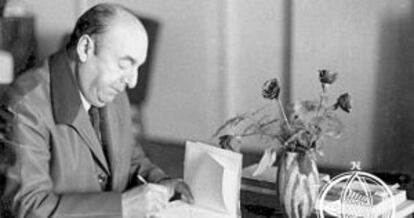 El Nobel chileno Pablo Neruda.