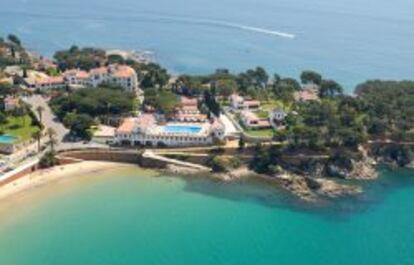 El hotel está situado en un precioso enclave de la Costa Brava.