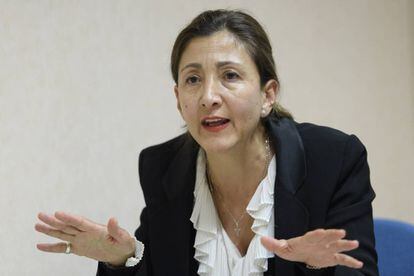 Ingrid Betancourt, esta semana en Ginebra.