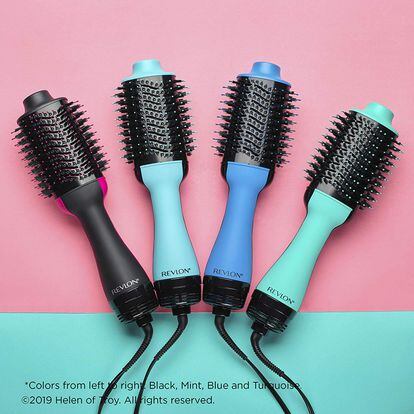 One-Step Hair Dryer and Volumizer de Revlon, el cepillo moldeador más deseado en Internet. Compra por 75€ en Amazon.