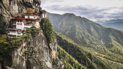 Monasterio budista de Taktshang, en Bután.