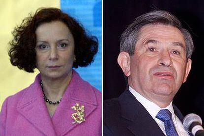 Ana Palacio y el presidente del Banco Mundial, Paul Wolfowitz.