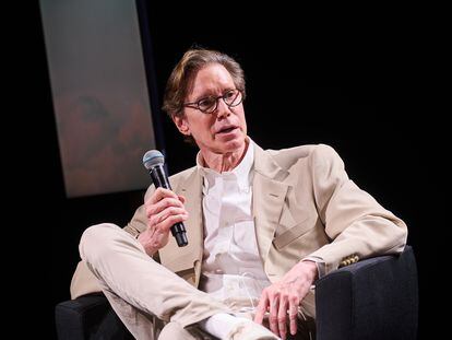 El creador televisivo Frank Doelger, en Berlín, durante una conferencia en junio de 2022.