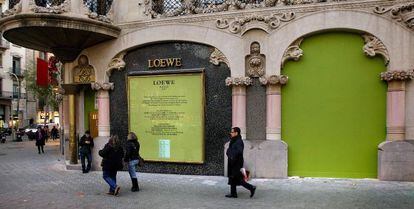 La casa Lleó i Morera, de Lluís Domènech i Montaner, situada en el Paseo de Grácia de Barcelona.