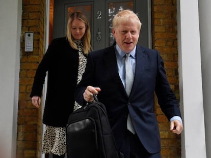 Boris Johnson, este miércoles, en Londres. En vídeo, declaraciones de Boris Johnson este miércoles.