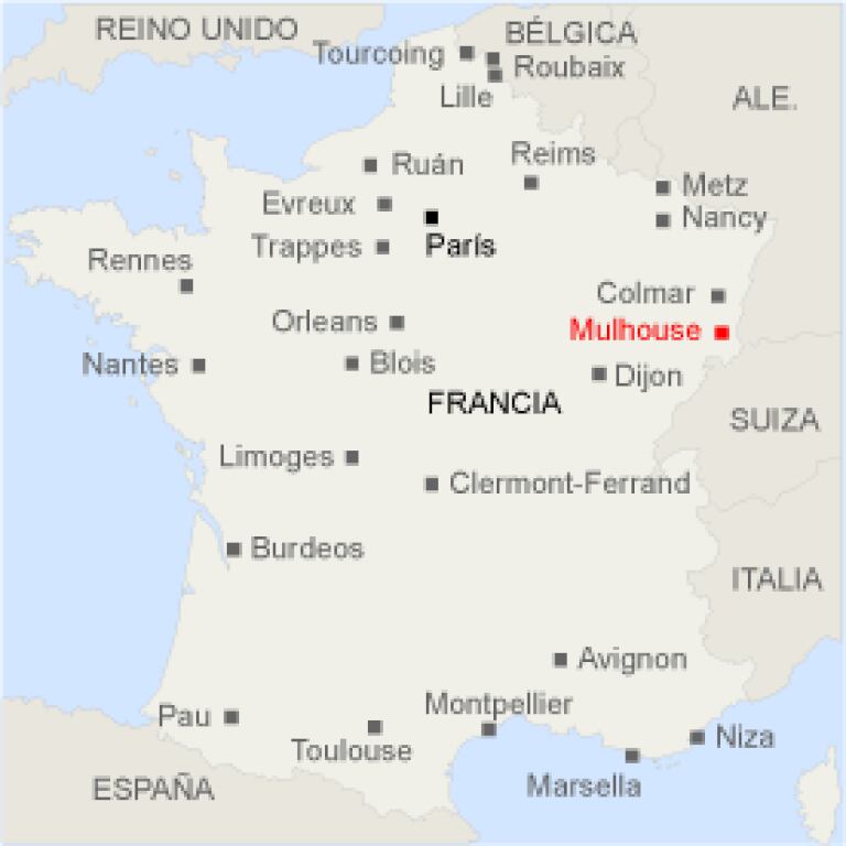 mapa de mulhouse francia Mulhouse (Francia) | Internacional | EL PAÍS