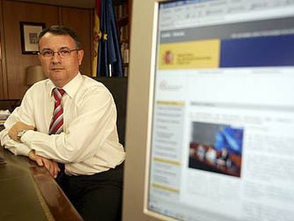 Domingo Laborda, director general de Modernización de la Administración, en su despacho.