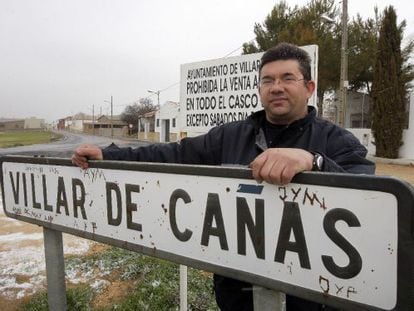 El alcalde de Villar de Cañas, José María Sáiz.