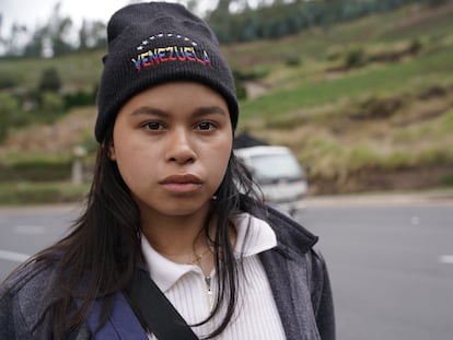Rosa Ortiz, de 21 años, actriz de 'Del otro lado' y refugiada venezolana.