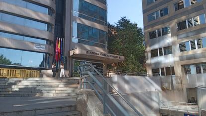 Fachada de la Audiencia Provincial de Madrid, el pasado julio.