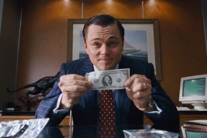 Leonardo DiCaprio, en 'El lobo de Wall Street'