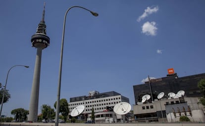 Sede los informativos de TVE en Torrespaña.